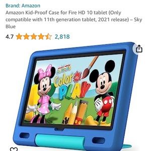 Brand New Amazon Kid-Proof Case for Fire HD 10 tablet for 11th generation- Blue